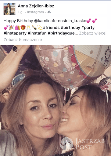 Karolina Ferenstein-Kraśko - przyjęcie urodzinowe