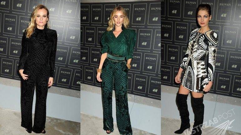 Gwiazdy na pokazie kolekcji Balmain x H&M (fot. ONS)