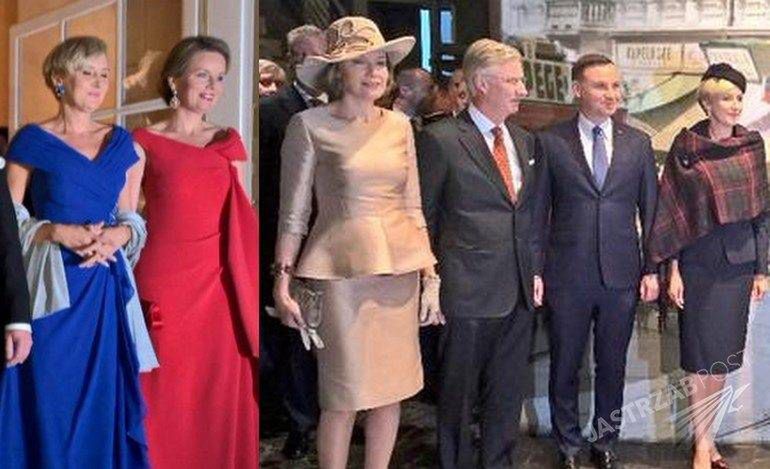 Król Filip i królowa Matylda w Polsce (fot. Twitter.com/Belgian Royal Palace)