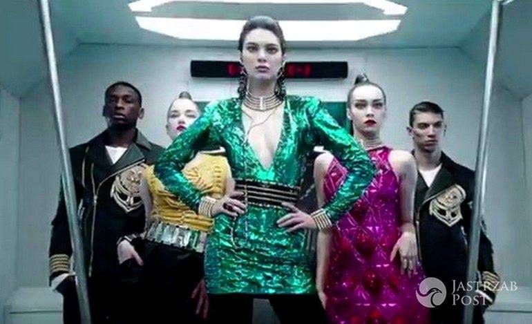 Kendall Jenner trafiła do najbardziej stylowego metra na świecie. Tak w teledysku promuje kolekcję Balmain dla H&M