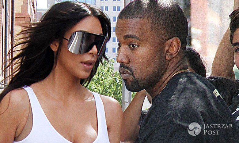 Kim Kardashian i Kanye West postawili na kontrast. Ona na biało, a on na czarno