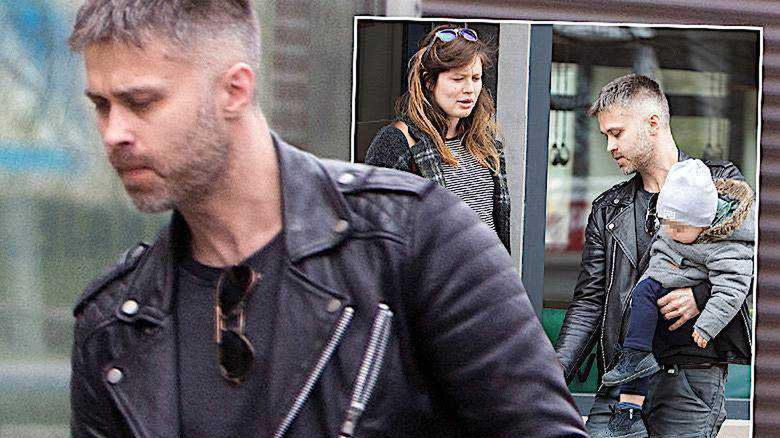 Paulina Wyka w ciąży i Maciej Zakościelny z synem