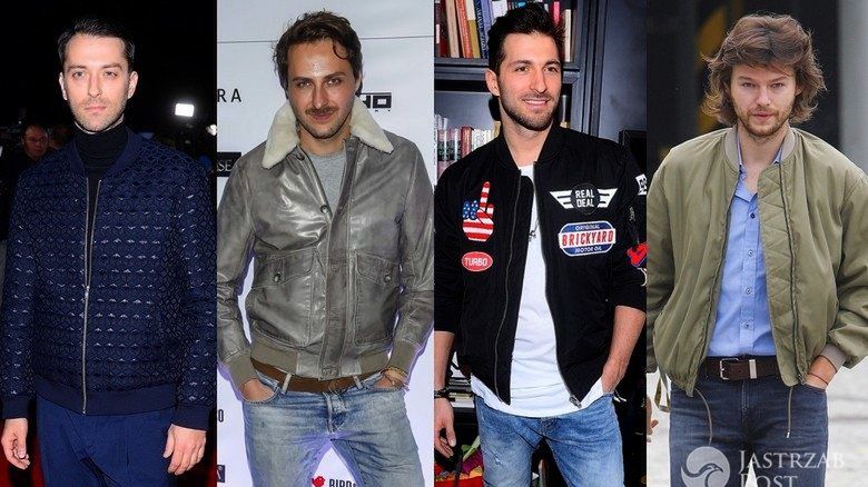 Gwiazdy w kurtkach bomberkach