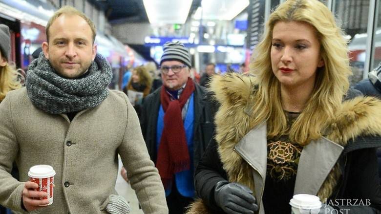 Borys Szyc z dziewczyną