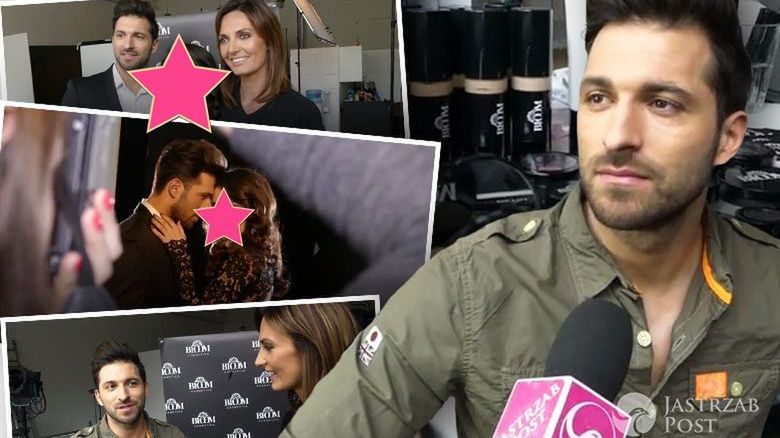 Rafał Maślak w sesji zdjęciowej kosmetyków Bloom