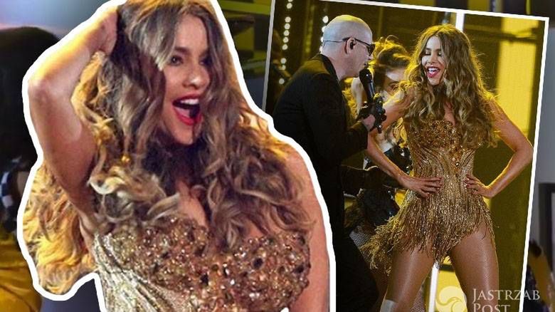 Sofia Vergara i Pitbull, Grammy 2016 (fot. Instagram)