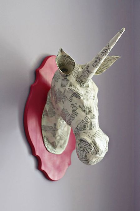 Paper Mache Animal Head