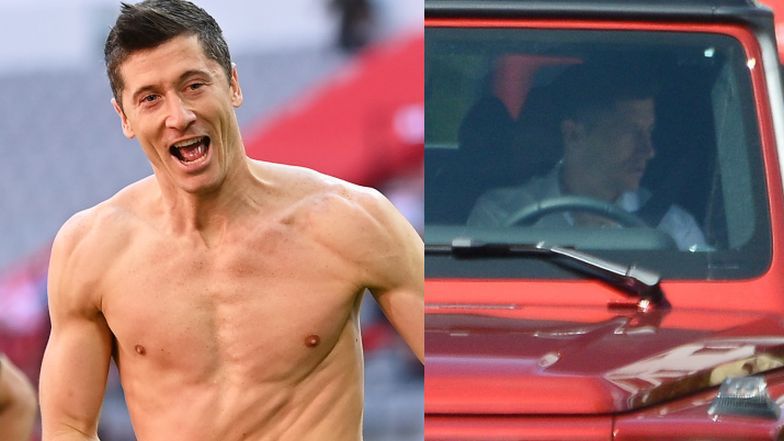 Robert Lewandowski pożyczył auto od żony