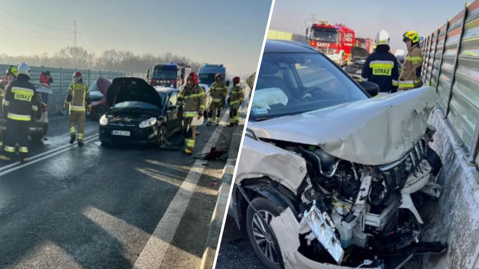 W wypadku trzech strażaków zostało poszkodowanych