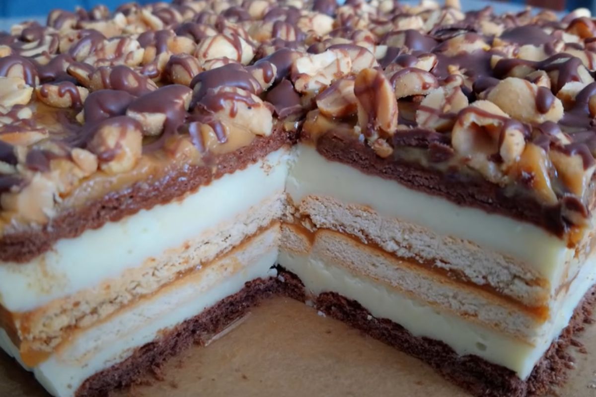 Ciasto Snickers - Pyszności