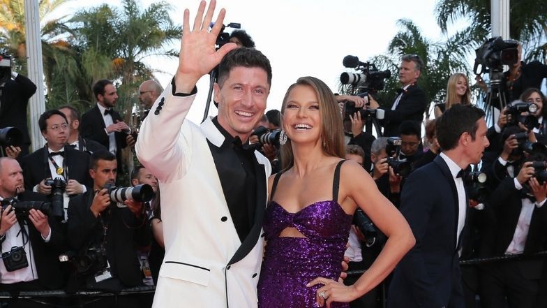 Anna Lewandowska i Robert Lewandowski błyszczą na premierze w Cannes