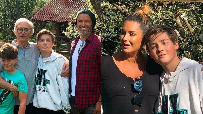 Małgorzata Rozenek z rodziną