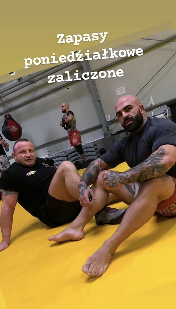 Mariusz Pudzianowski i Akop Szostak