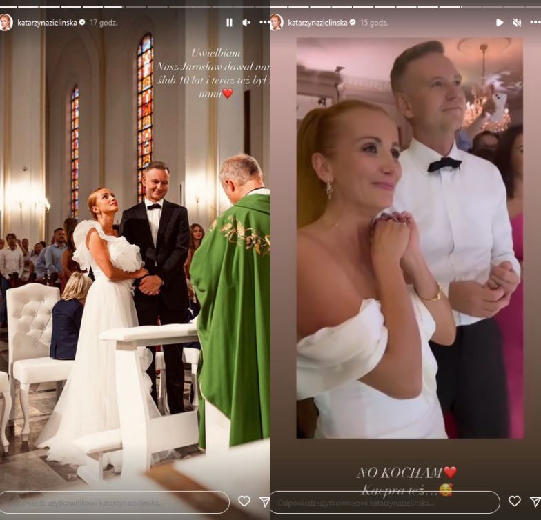 Katarzyna Zielińska wzięła drugi ślub