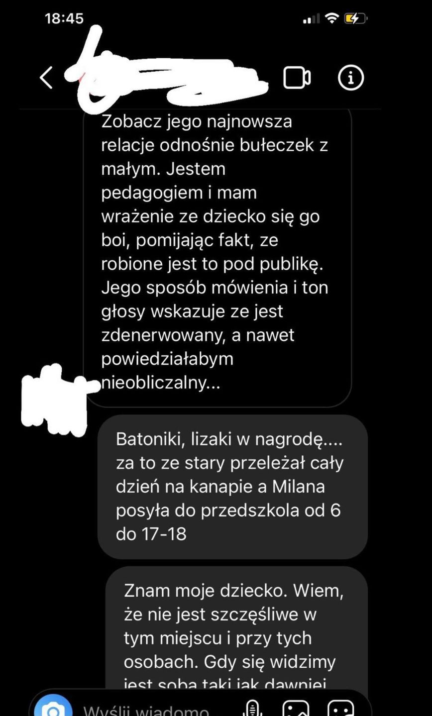 Esmeralda Godlewska pogrąża ojca swojego dziecka