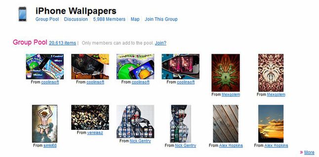 Grupa iPhone Wallpapers (fot. własne)