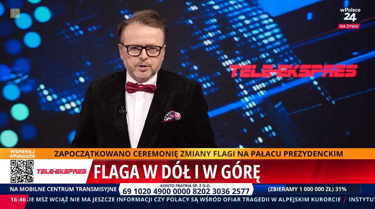 Były dziennikarz TVN i TVP zapowiada powrót na antenę wPolsce24