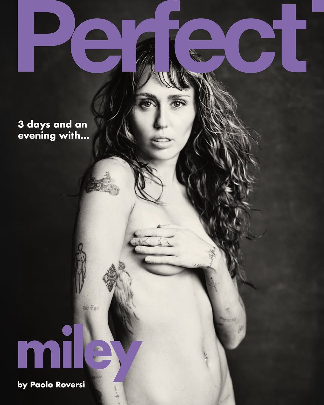 Miley Cyrus na okładce "Perfect"