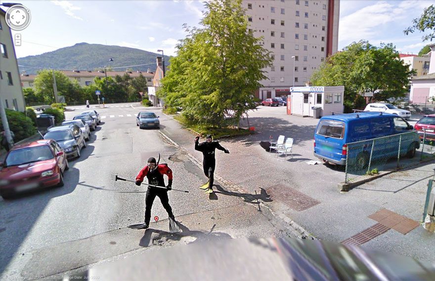 Google Street View. Przegląd wpadek i nietypowych zdjęć 3