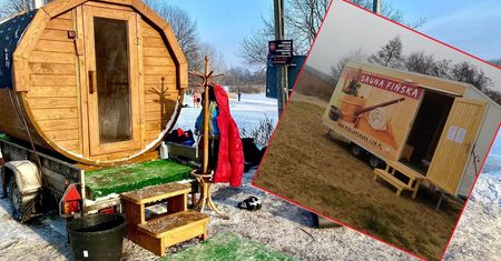 Mobilne sauny podbiły serca morsów. Ile można zarobić na biznesie na kółkach?
