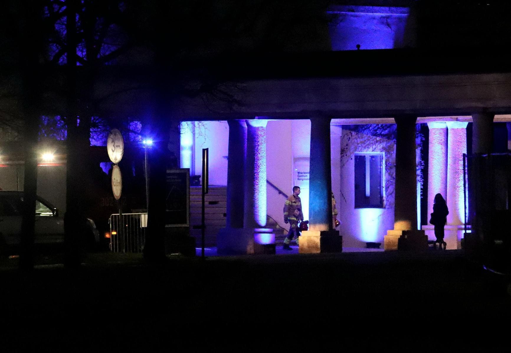 Ewakuacja w kompleksie Hali Stulecia 14.11.2025