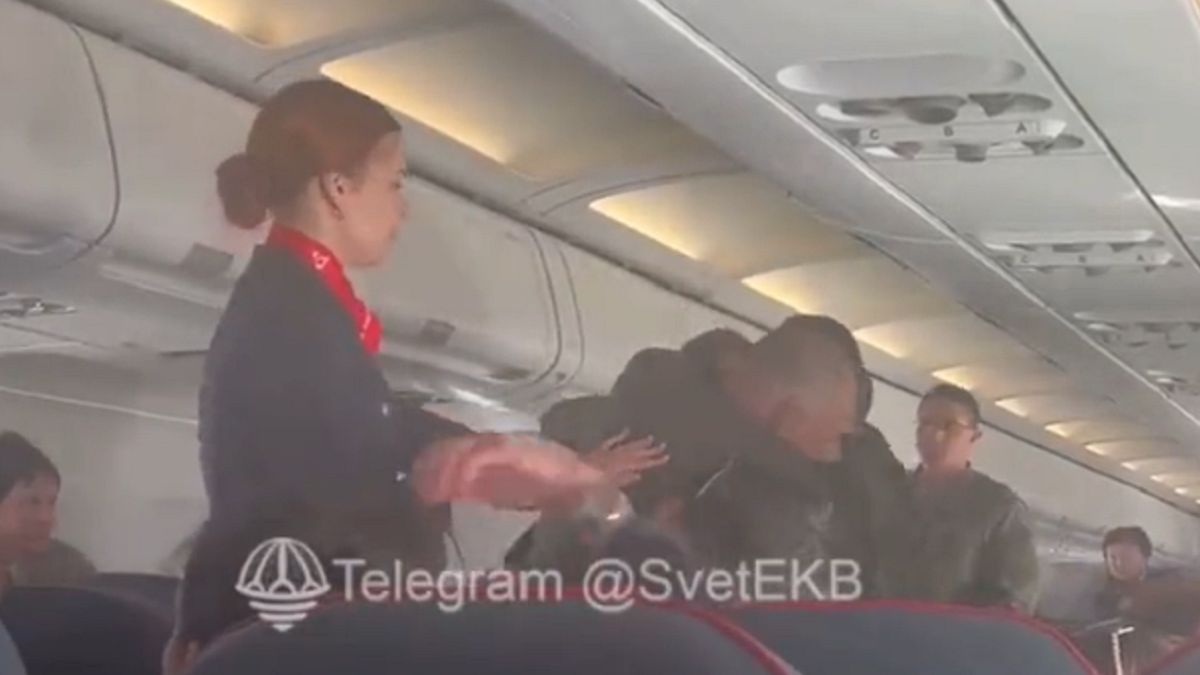 Bójka na pokładzie samolotu