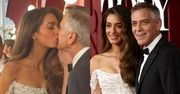 George Clooney migdali się z ukochaną na ściance. Zdradził, jak Amal zareagowała, gdy pofarbował siwe włosy