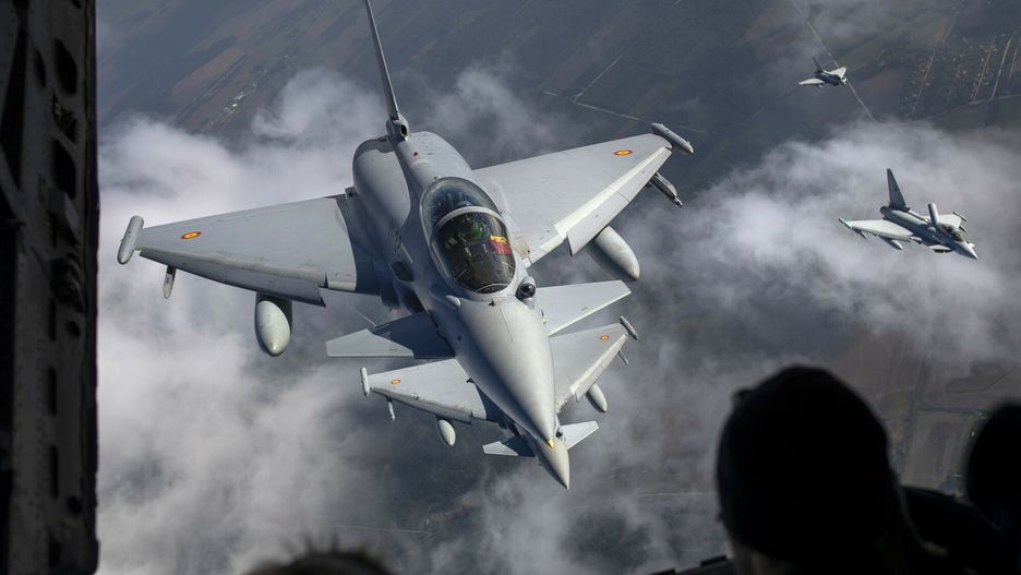 Eurofighter. Zdjęcie ilustracyjne