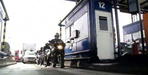 Motocyklista ukarany za "drobniaki"