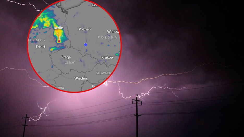 Przez Niemcy przechodzą burze i ulewy. Za kilka godzin mają dotrzeć do Polski