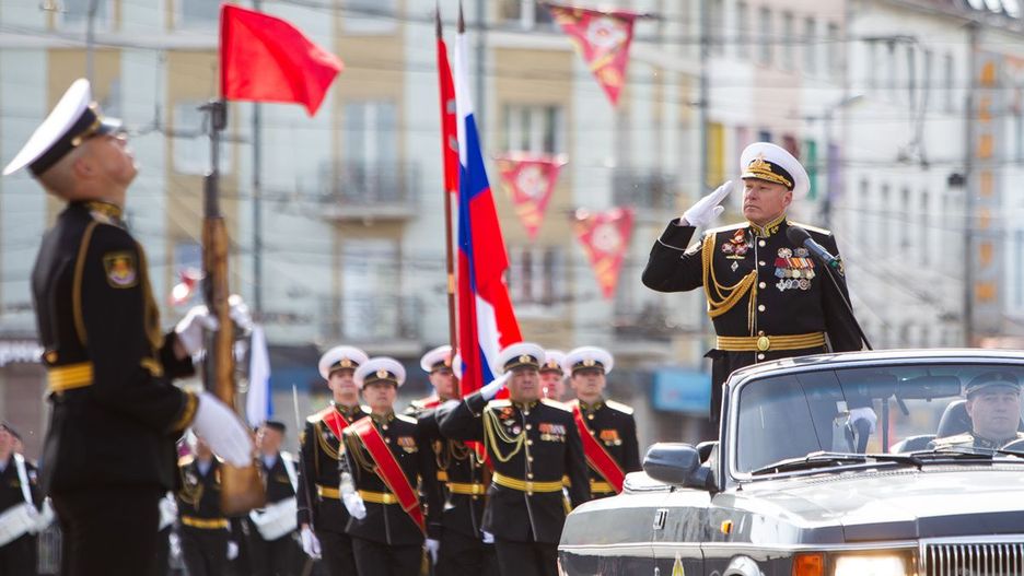 Obwód kaliningradzki, parada 9 maja