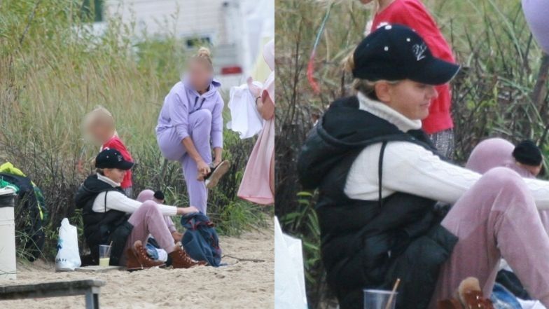 Joanna Moro płacze na plaży