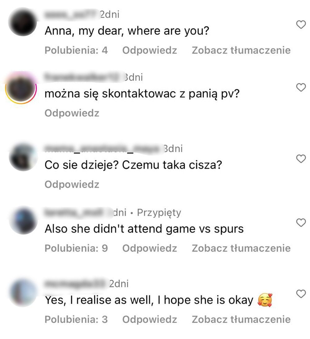Co się dzieje z Anną Lewandowską? 
