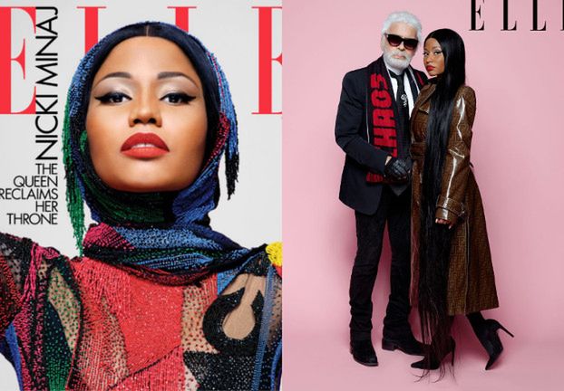 Nicki Minaj i Karl Lagerfeld w "kontrowersyjnej" sesji