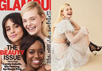 Elle Fanning, Camila Cabello i Aja Naomi King na okładce "Glamour"