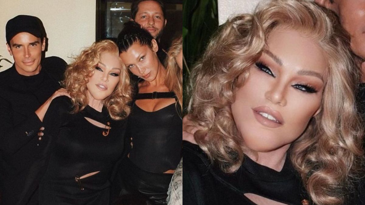 Jocelyn Wildenstein majstrowała przy swoich zdjęciach z pokazu Fendi?