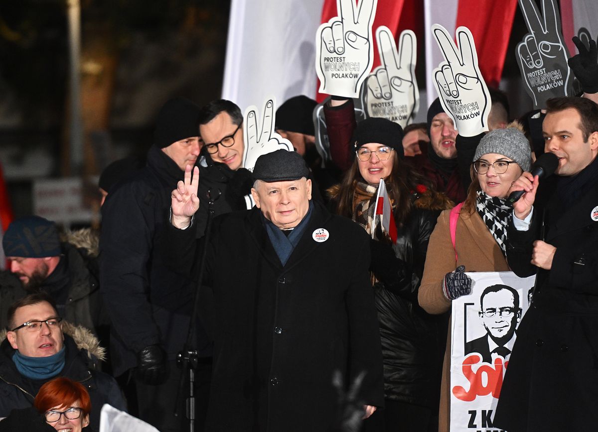 Prezes PiS Jarosław Kaczyński