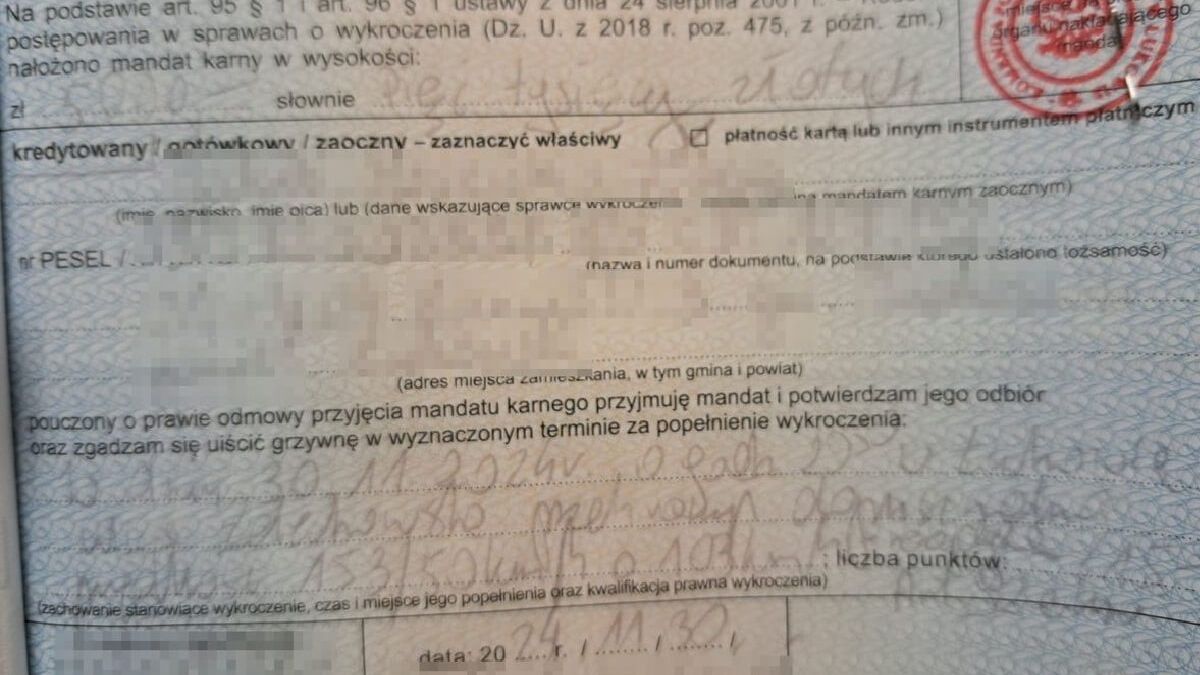 Policja z Łukowa wystawiła w weekend 100 mandatów