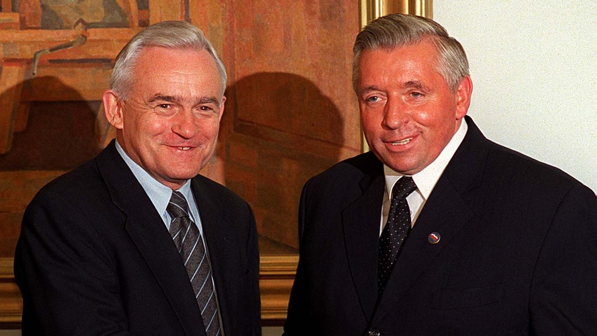 Leszek Miller i Andrzej Lepper 
