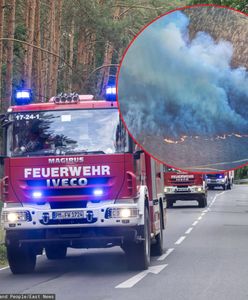 Niemcy. Płoną lasy pełne niewybuchów. "Sytuacja jest dramatyczna"