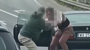 Bójka na S8. Kierowca BMW aż wysiadł z auta. Jest nagranie