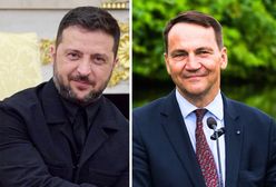 "Za wasze wsparcie". Zełenski reaguje na wpis Sikorskiego