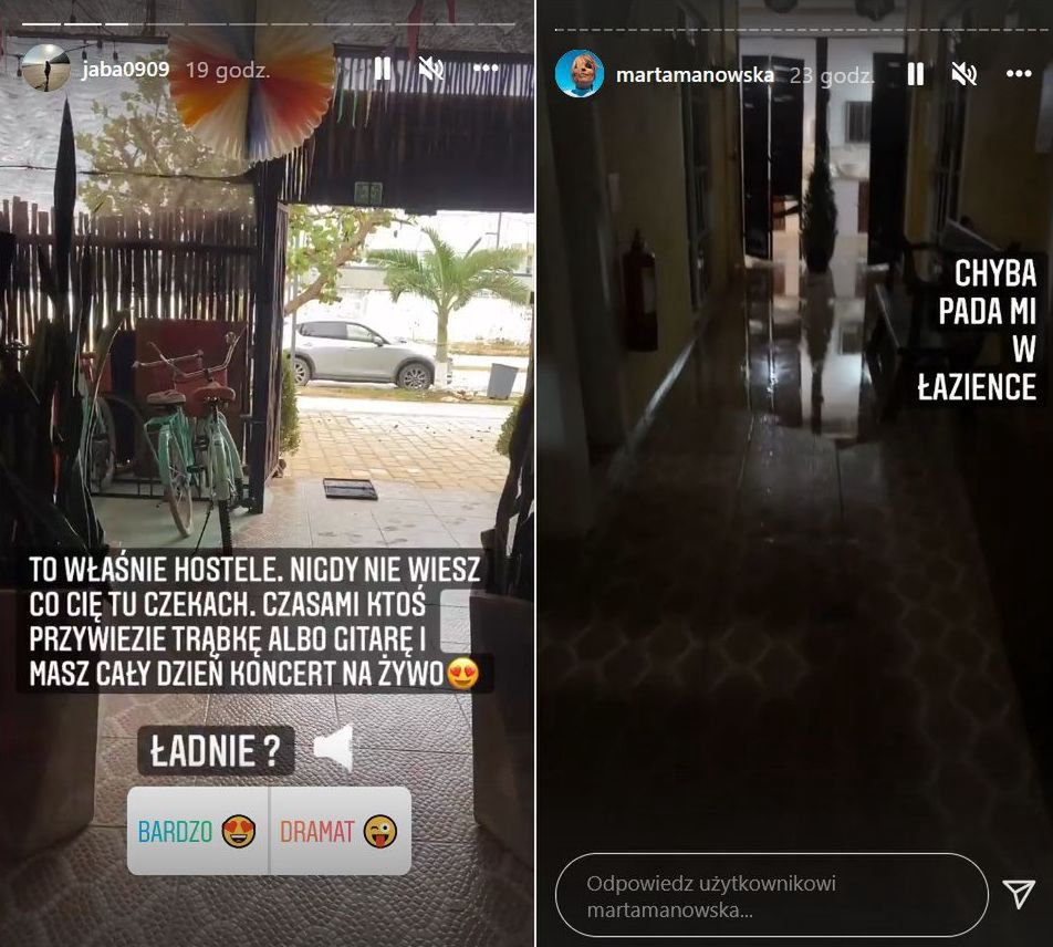 Relacje z hostelu na profilu Bodziannego i Manowskiej