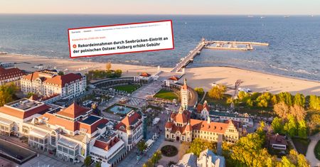 W Niemczech głośno o sytuacji nad polskim morzem. "Rekordowe"