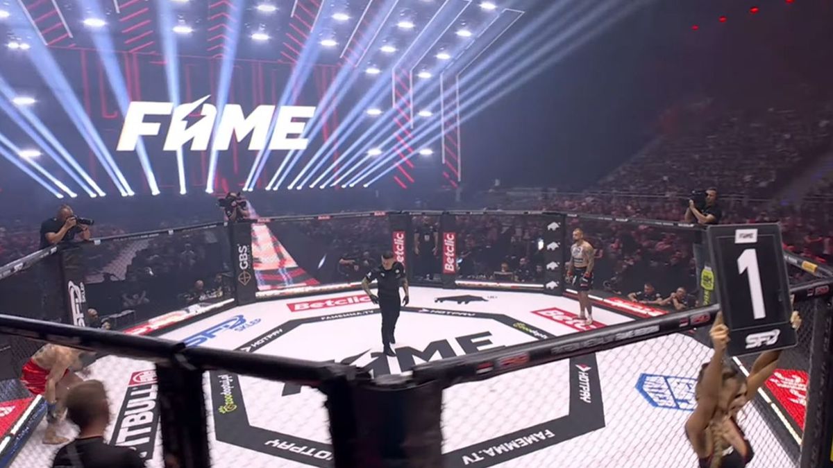 Kadr z gali Fame MMA: Reborn