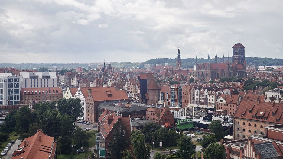 Gdańsk. Panorama miasta