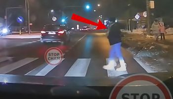 Piesza nagrana. Ręce opadają. Szła niewzruszona