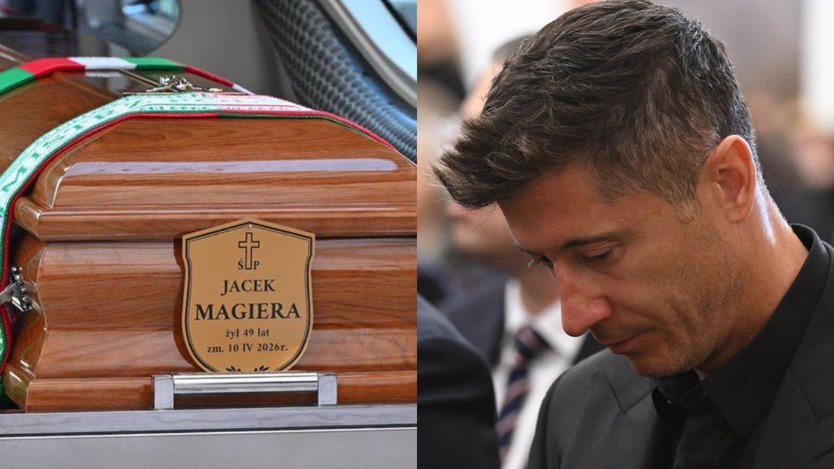 Pogrzeb Jacka Magiery. Pojawił się między innymi Lewandowski 
