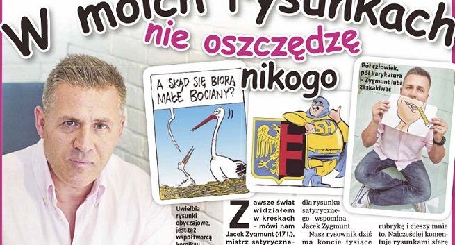 Jacek Zygmunt za Jerzego Wasiukiewicza rysownikiem satyrycznym „Super Expressu”
