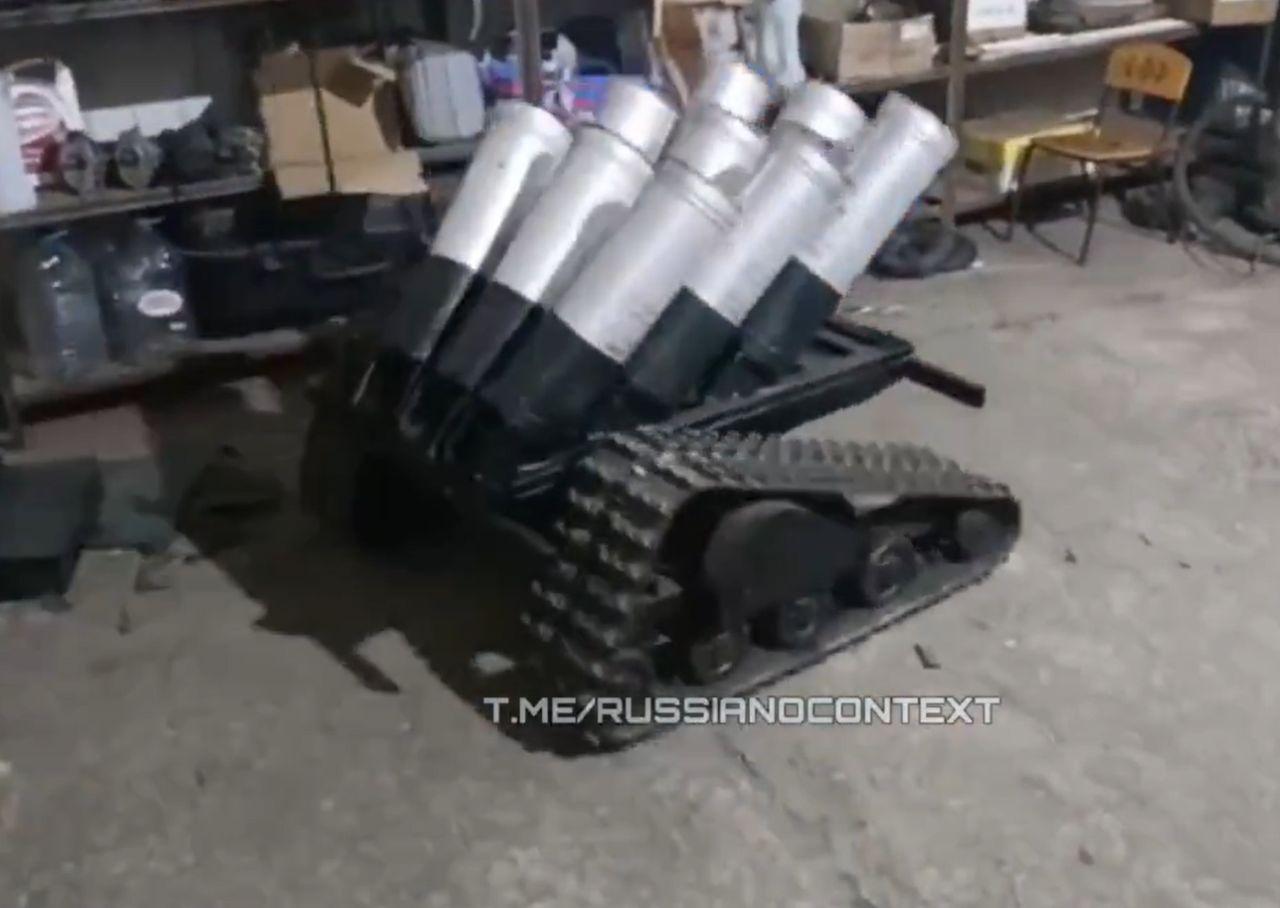 Ukrainian Drone Outsmarts Russian Remote Mining Machine in Battle